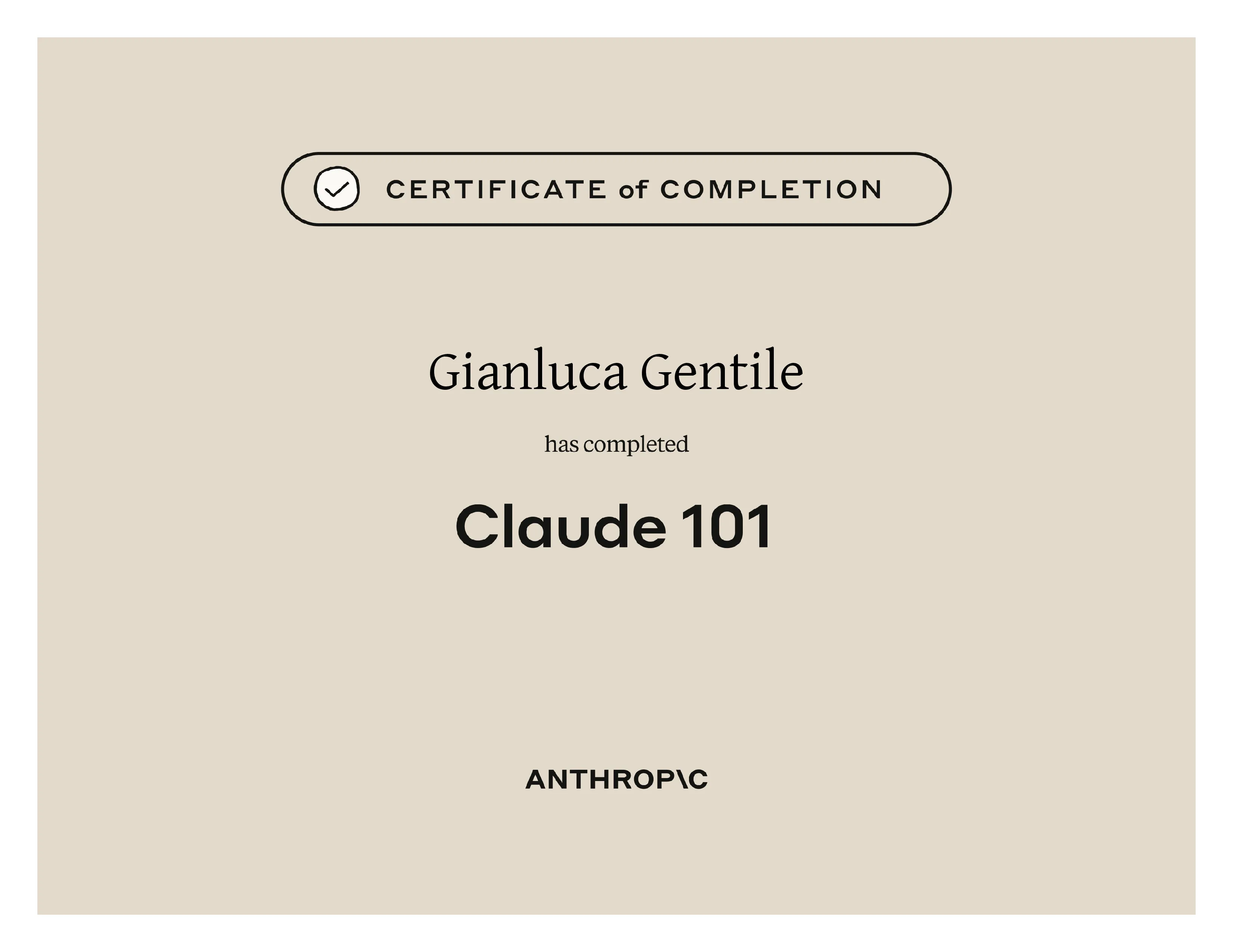 Claude 101
