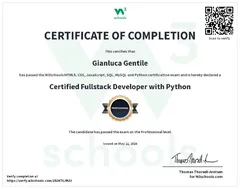 Fullstack Developer Python