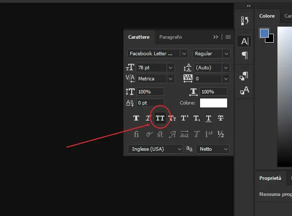 photoshop strumento testo bloccato,photoshop strumento,photoshop strumento testo