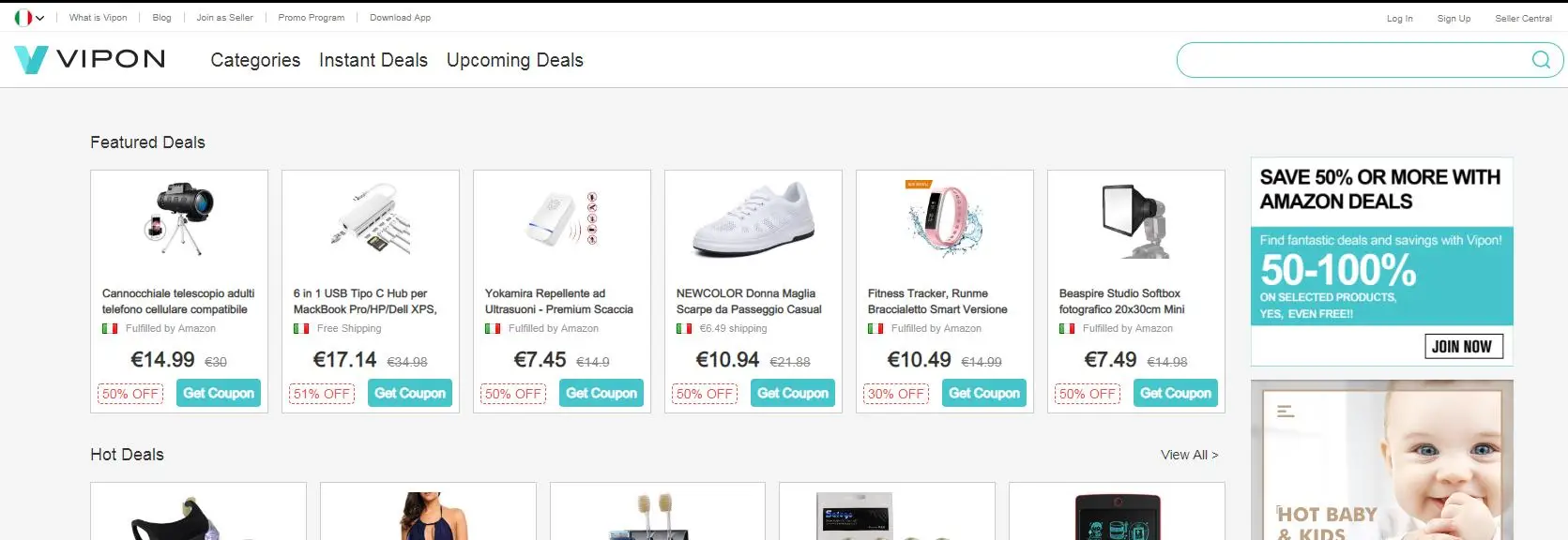 Risparmia con Amazon su Vipon