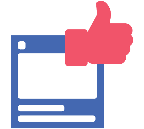 Pubblicità Facebook Mi piace pagina facebook