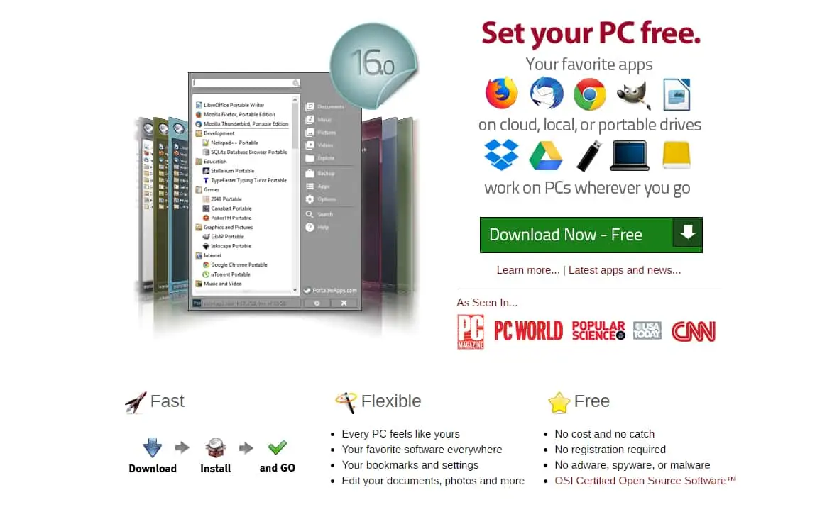 Immagine in evidenza per l'articolo: Portableapps, La Suite Dedicata Ai Programmi Portatili