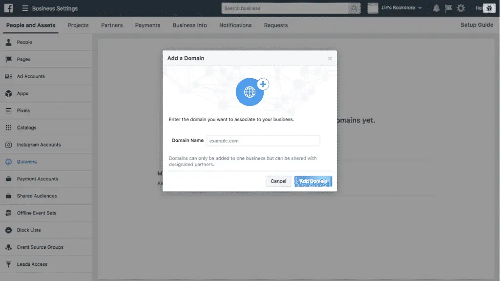 verificare un dominio