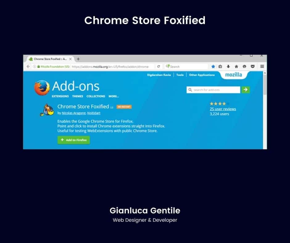 Chrome store foxified
