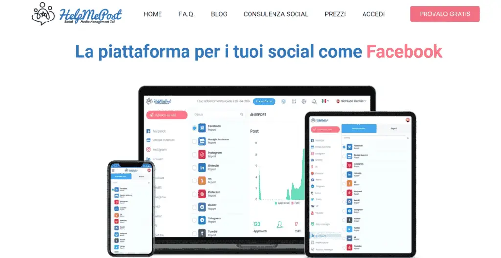 app per programmare post su facebook