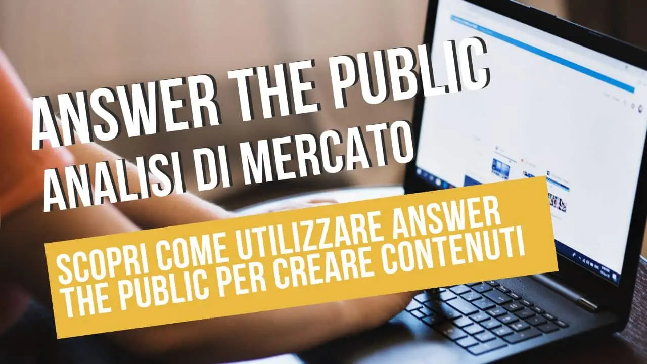 Guida Answer The Public per contenuti SEO.